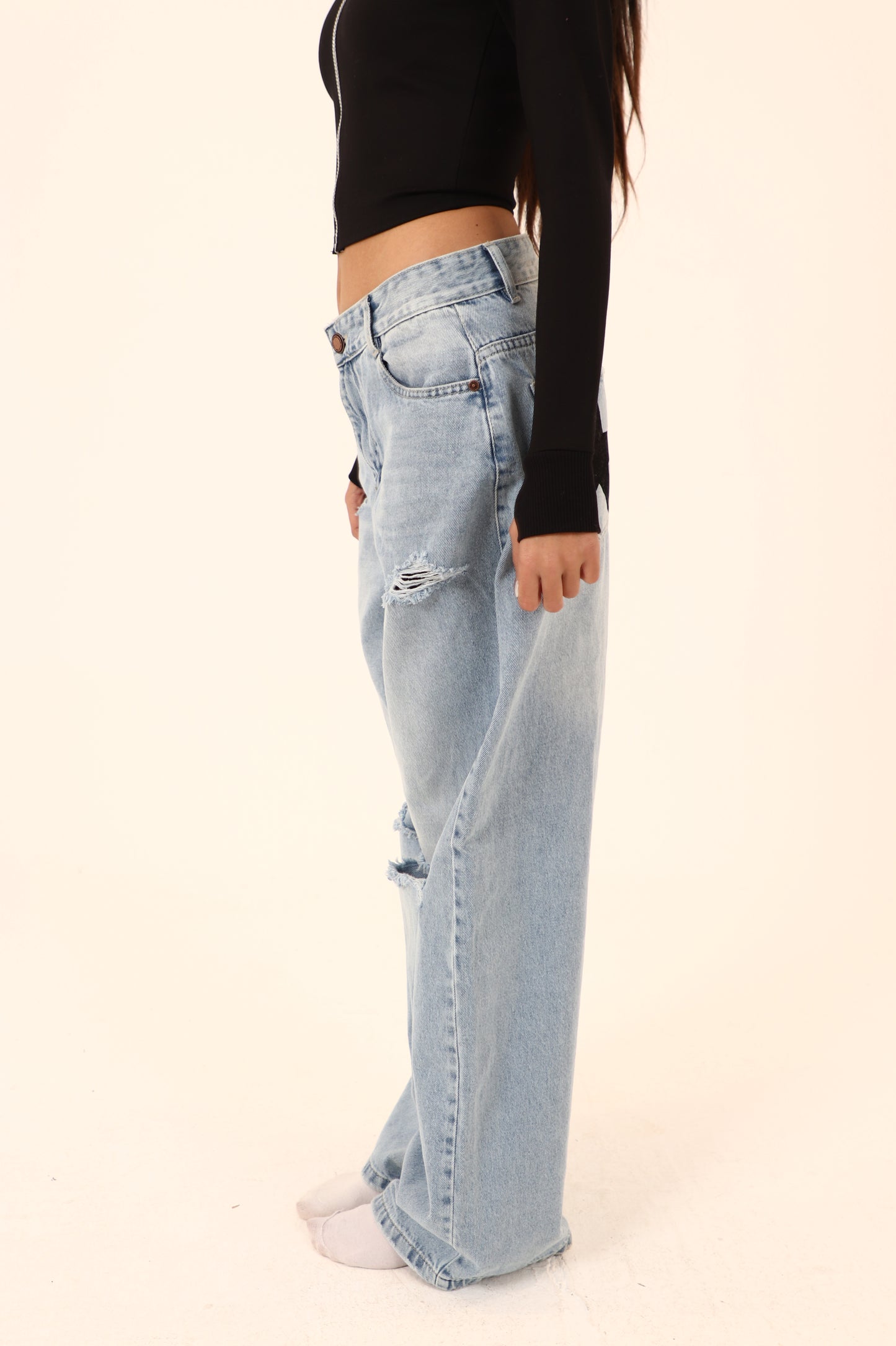 Star pants in blue