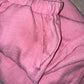 Pink silver striped linen pants