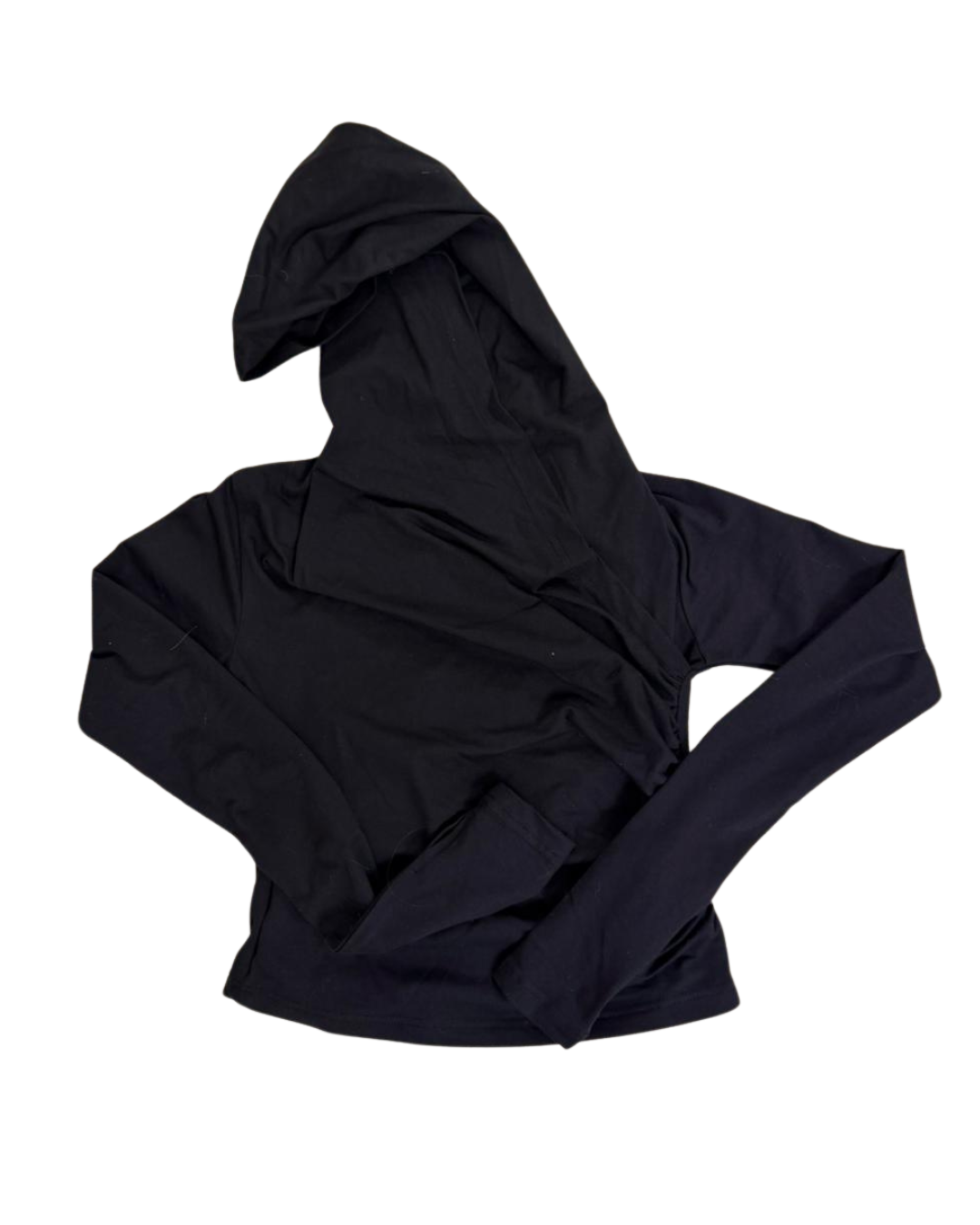 Drapped top in black