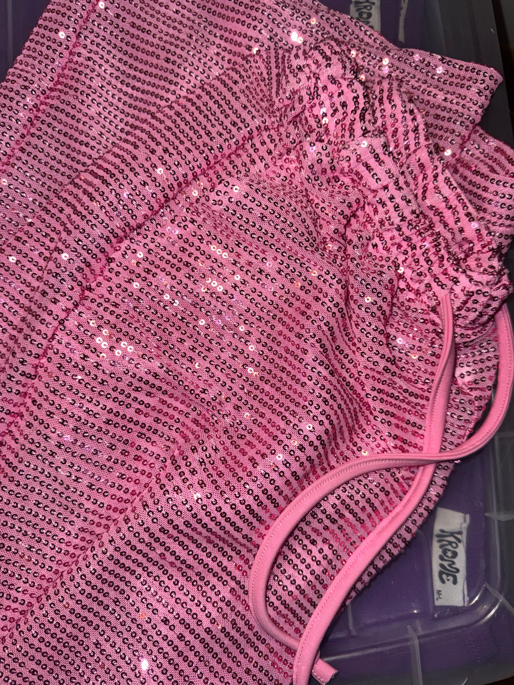 Bling pants in pink