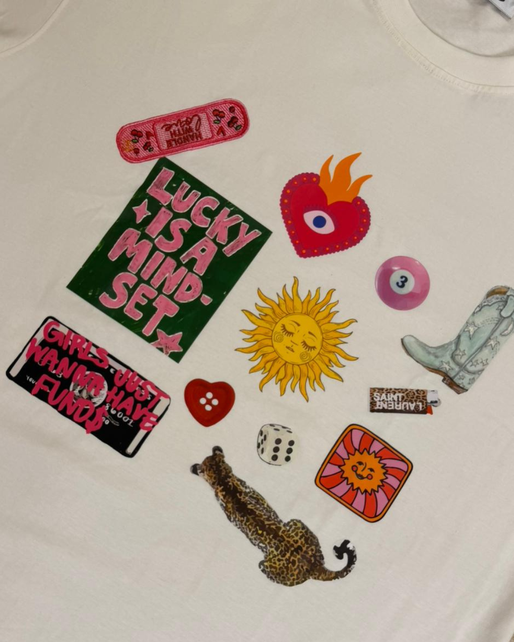 Lucky printed T-shirt