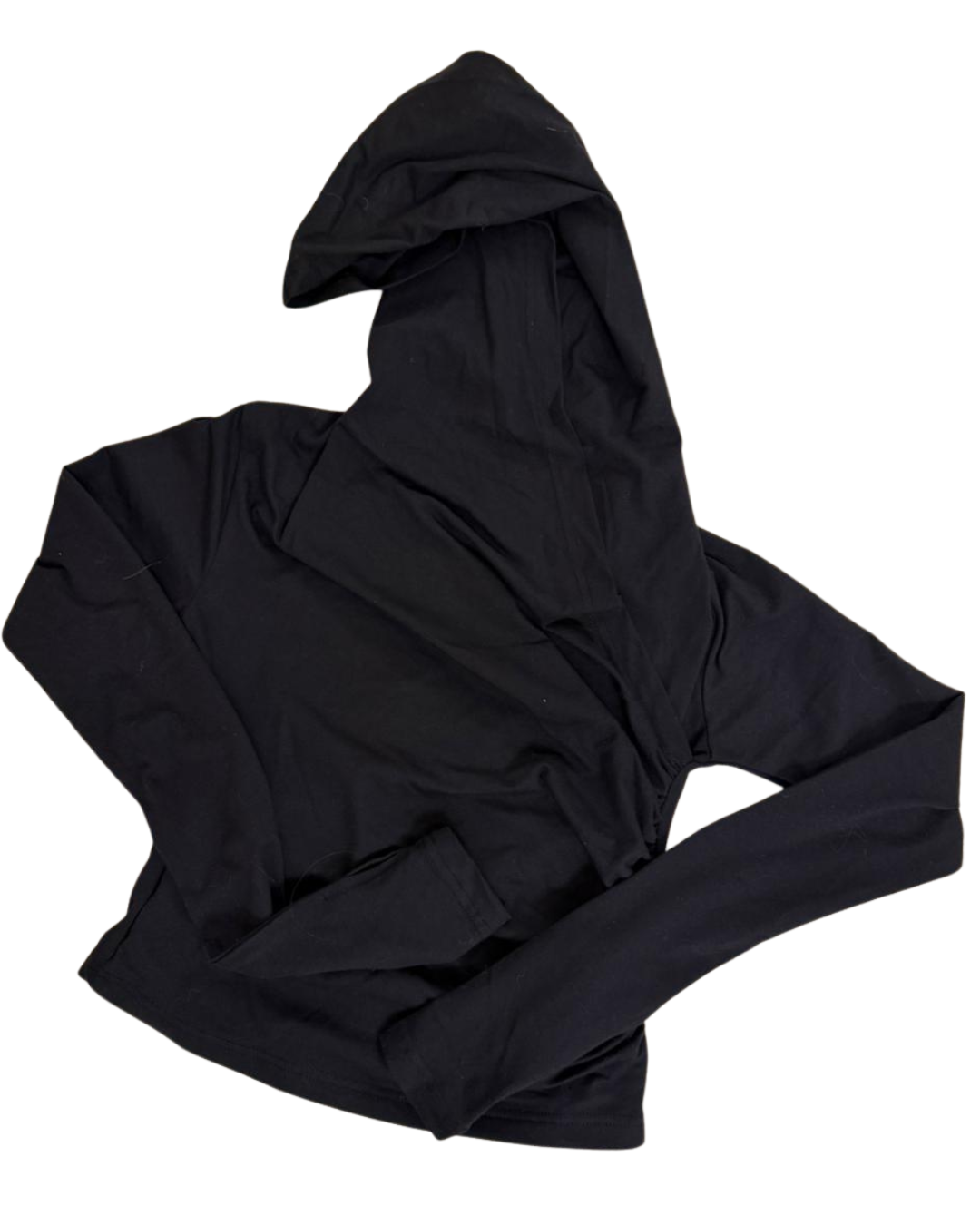 Drapped top in black