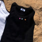 Black tank top