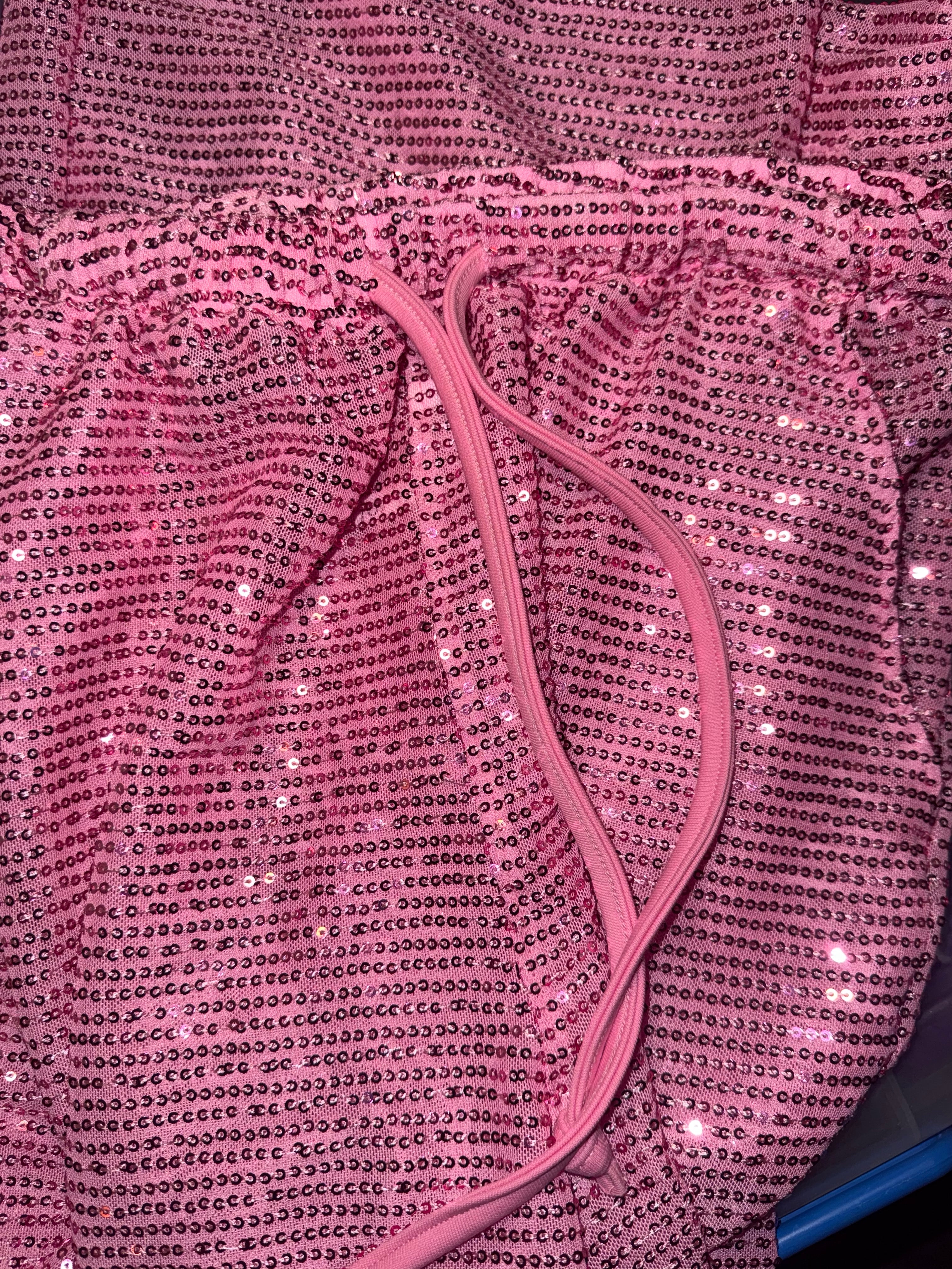 Bling pants in pink