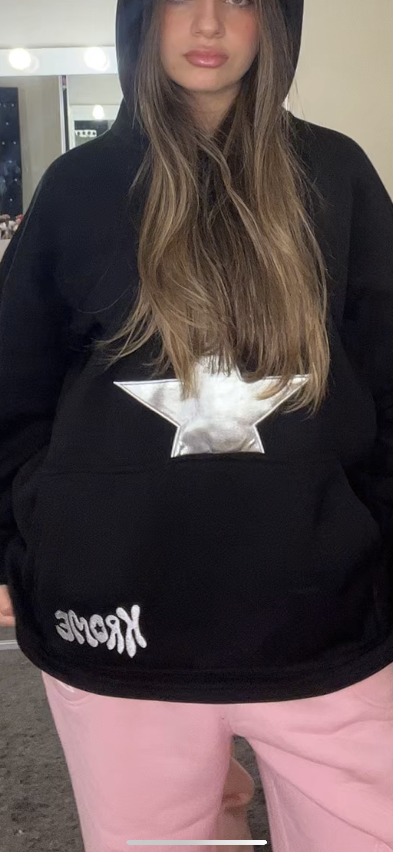 Kiara hoodie black