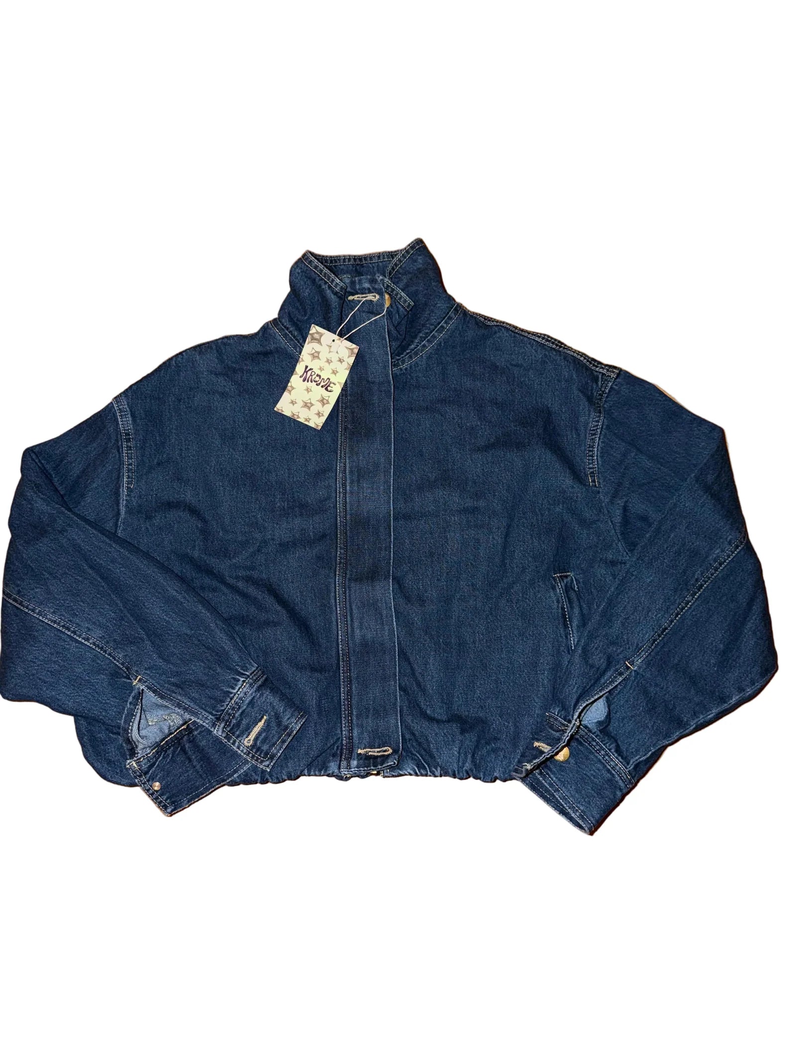 cropped denim jacket