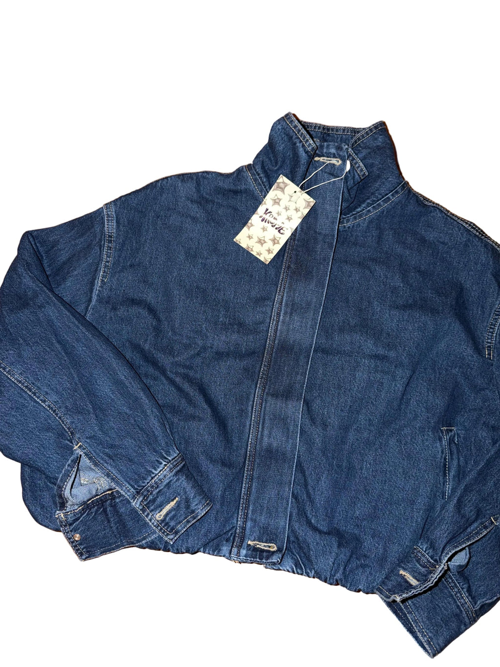 cropped denim jacket