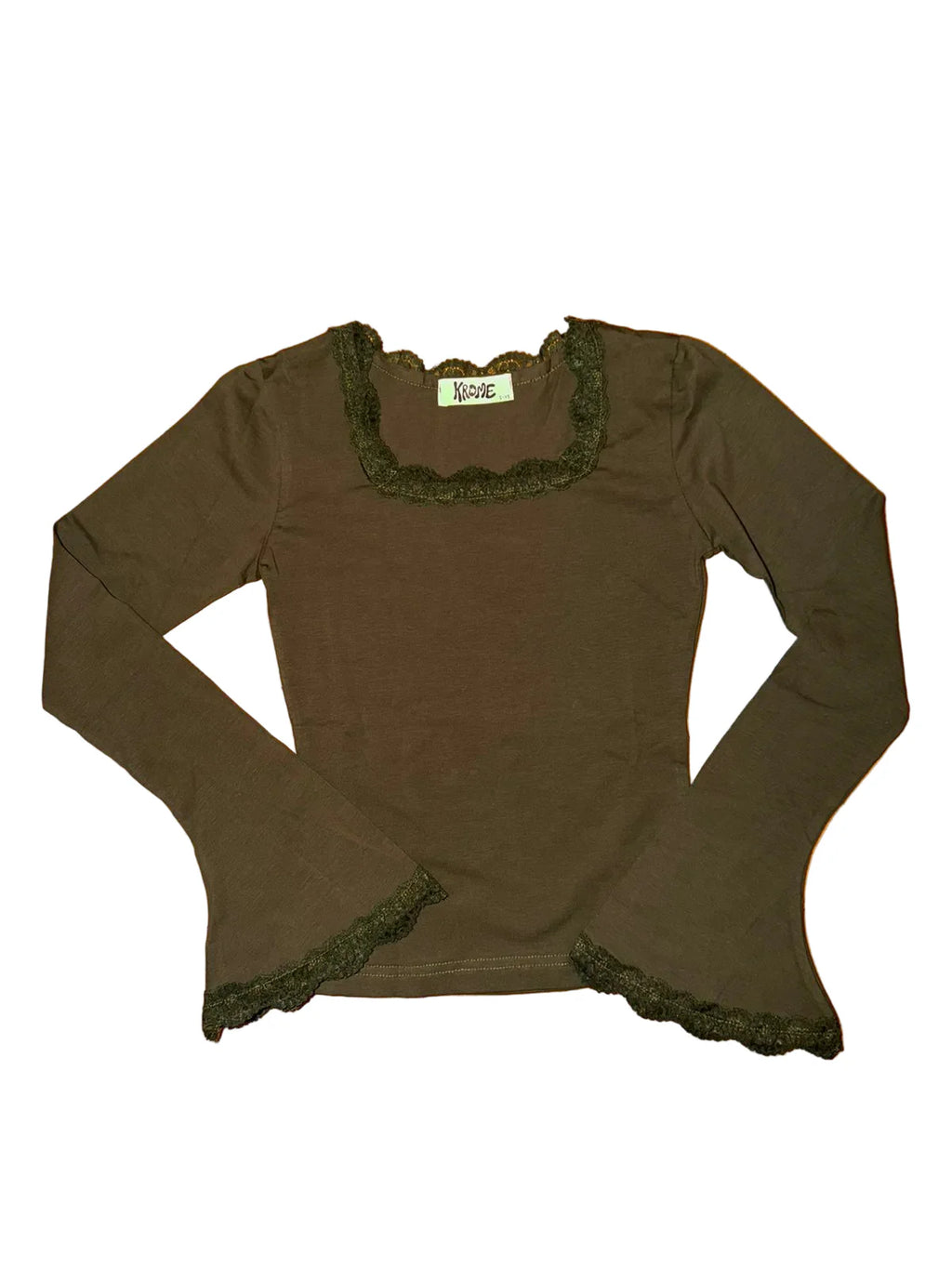 dantelle top in olive