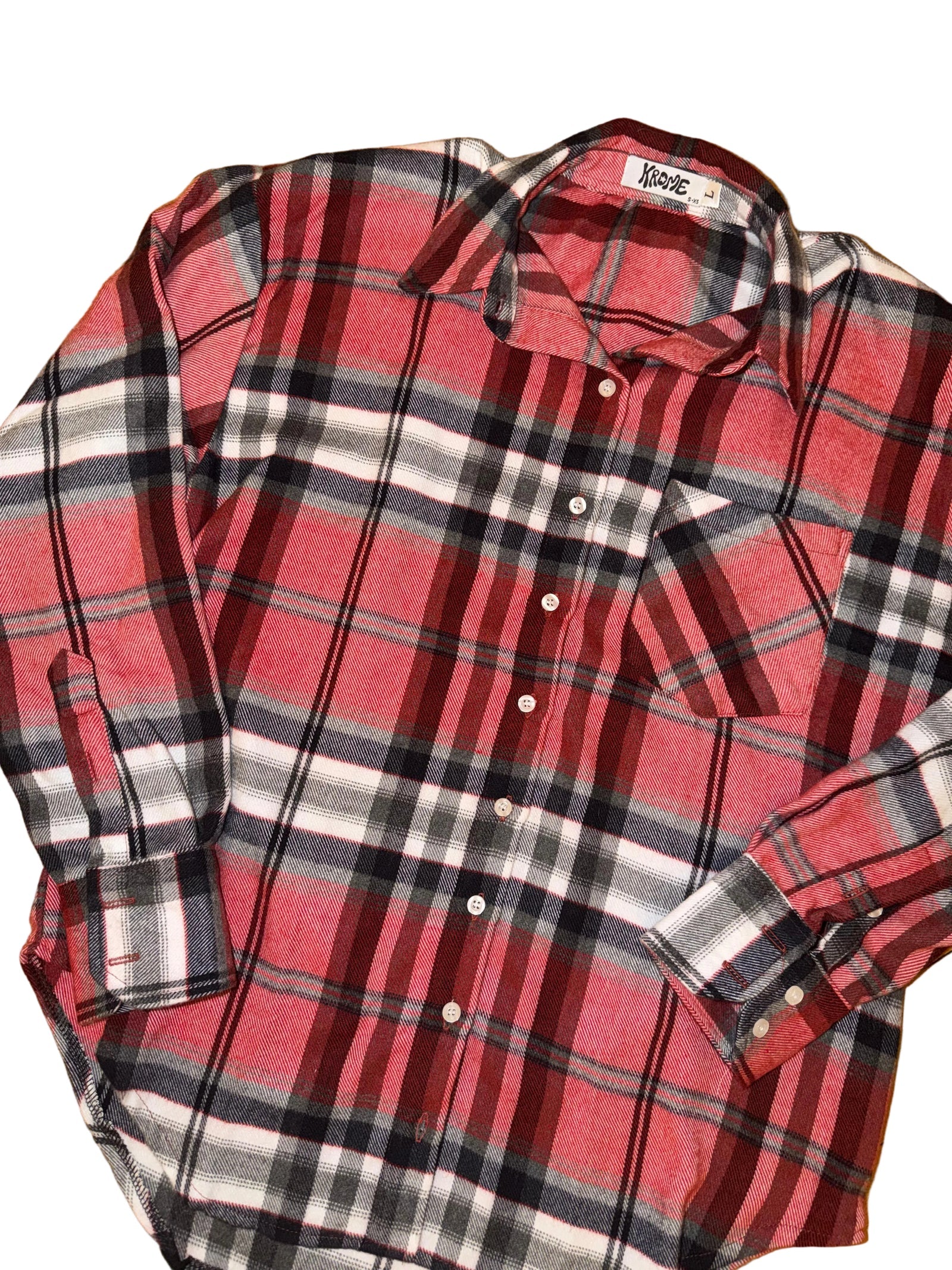 carreaux chemise in red