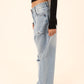 Star pants in blue