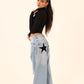 Star pants in blue