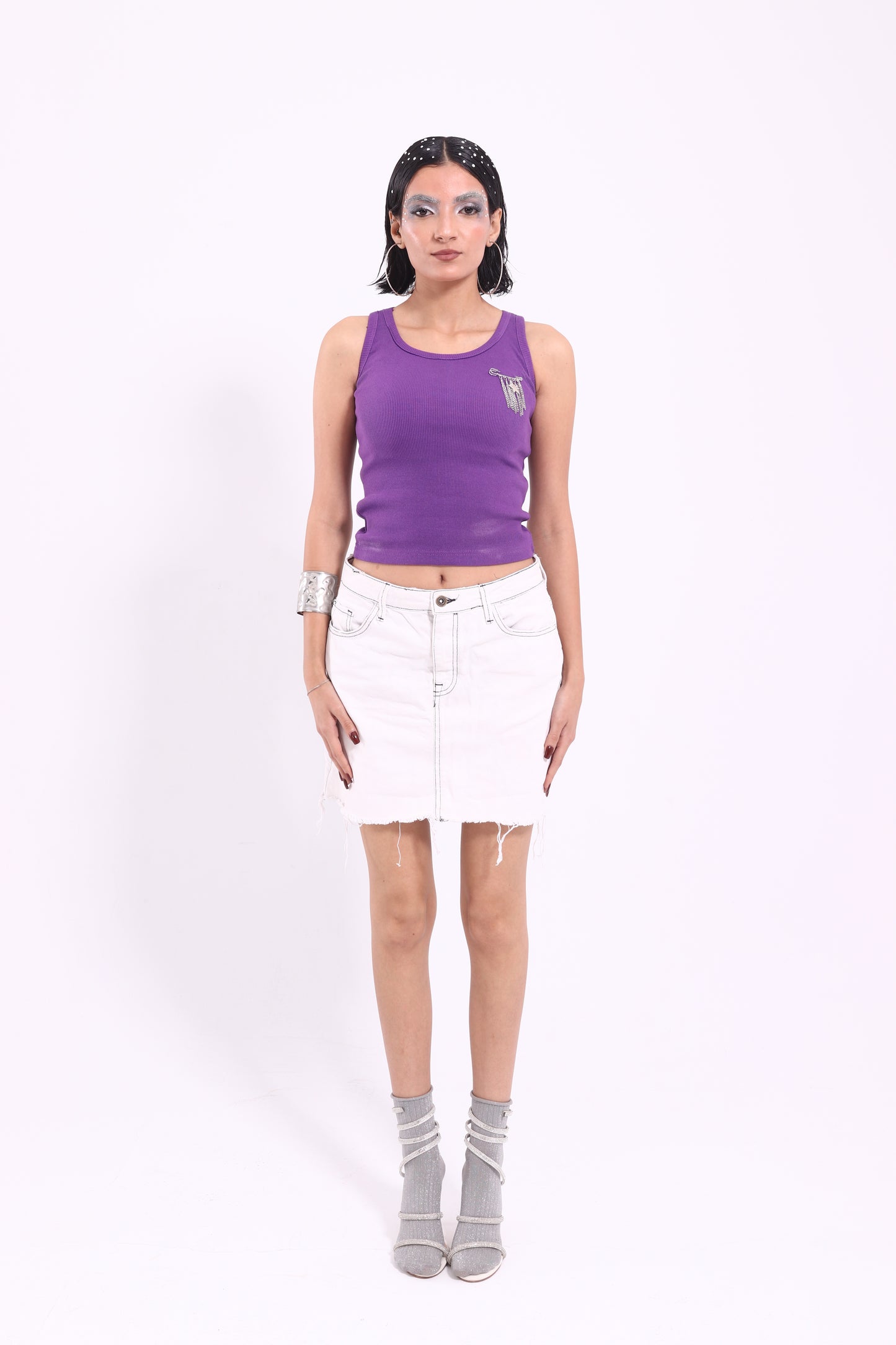doll tank top in purple