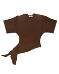 Brown Asymmetrical top